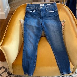 Frame Ali high rise cigarette jeans